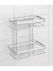 Wenko Doucherek zilverkleurig - (B)24 x (H)27 x (D)13,5 cm