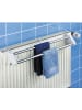 Wenko Wasdroogrek voor aan de radiator "Standard" wit - (H)12,80 x (D)11,60 cm