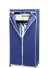 Wenko Textielen kledingkast "Air" blauw - (B)75 x (H)160 x (D)50 cm
