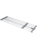 Wenko Teleskop-Klemmregal in Silber/ Grau - (H)3 x (T)23 cm