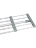 Wenko Teleskop-Klemmregal in Silber/ Grau - (H)3 x (T)23 cm