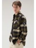 Woolrich Blouse "Trail" - regular fit - kaki/meerkleurig