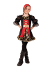 Party x People 2-częściowy kostium "Pirate Eliza" w kolorze czarno-czerwonym