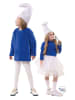 Party x People 2-delig kostuum "Kleiner Zwerg Smörfi" blauw/wit
