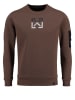 KEY LARGO Sweatshirt "Klelection" in Braun