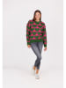 KEY LARGO Pullover "Beat" in Grün/ Pink