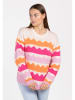 KEY LARGO Pullover "Waves" in Pink/ Orange