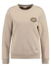 KEY LARGO Sweatshirt "Kiss" in Beige