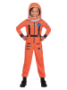 amscan 2-delig kostuum "Weltraumanzug" oranje