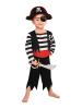 amscan 2tlg. Kostüm "Deckhand Pirate" in Schwarz/ Weiß