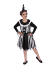 CHAKS Kostuumjurk "White Clown" zwart/wit