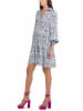 Replay Kleid in Weiß/ Blau/ Pink