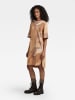 G-Star Kleid in Hellbraun