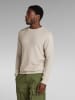 G-Star Sweter w kolorze kremowym