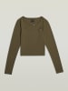 G-Star Longsleeve in Khaki