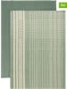 Wenko 2-delige set: theedoeken groen - (L)65 x (B)45 cm