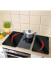 Wenko 2er-Set: Herdabdeckplatten in Schwarz/ Rot - (L)30 x (B)52 cm
