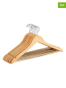 Wenko 8er-Set: Kleiderbügel "Eco" in Beige - (B)45 x (H)23,5 cm
