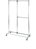 Wenko Stojak ''Profissimo'' w kolorze srebrnym na ubrania - 116 x 49 cm