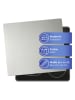 Wenko Herdabdeckplatte in Silber - (L)50 x (B)56 cm