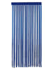 Wenko Gordijn blauw/wit - (L)200 x (B)90 cm