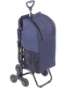 Wenko Einkaufstrolley in Dunkelblau - (B)58 x (H)103 x (T)39 cm