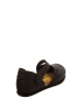 Comfortfusse Leder-Ballerinas in Schwarz