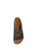 Comfortfusse Leren slippers donkerblauw