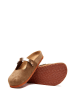 Comfortfusse Leren clogs zandkleurig/roségoudkleurig