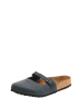 Comfortfusse Leren clogs donkerblauw