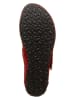 Comfortfusse Leder-Ballerinas in Rot