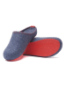 Comfortfusse Wollen pantoffels donkerblauw