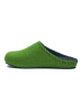Comfortfusse Wollen pantoffels groen