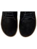 Comfortfusse Leder-Schnürschuhe in Schwarz