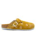 Comfortfusse Leren clogs "Folk Capri" geel