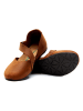 Comfortfusse Leren ballerina's bruin