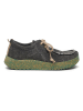 Comfortfusse Veterschoenen grijs/groen