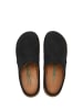 Comfortfusse Leren clogs zwart