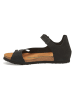 Comfortfusse Leren sandalen antraciet