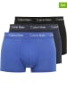Calvin Klein 3-delige set: boxershorts blauw/zwart/donkerblauw