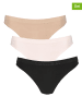 Calvin Klein 3-delige set: strings beige/wit/zwart