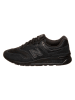 New Balance Leder-Sportschuhe in Schwarz
