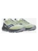 Saucony Hardloopschoenen "Peregrine 14 GTX" mintgroen/grijs