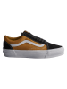 Vans Leren sneakers "Old Skool 36" zwart/mosterdgeel