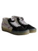 Vans Leren sneakers "Sk8-Mid" zwart/wit/geel