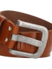 HIDE & STITCHES Leren riem "Frisco" lichtbruin