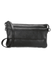 micmacbags Leder-Umhängetasche in Schwarz - (B)20,5 x (H)12 x (T)4 cm