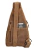 HIDE & STITCHES Leren schoudertas lichtbruin - (B)18 x (H)33 x (D)8,5 cm