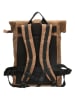 HIDE & STITCHES Leder-Rucksack in Braun - (B)36 x (H)41 x (T)13 cm