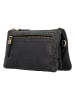 HIDE & STITCHES Leder-Umhängetasche in Schwarz - (B)21 x (H)12 x (T)2 cm